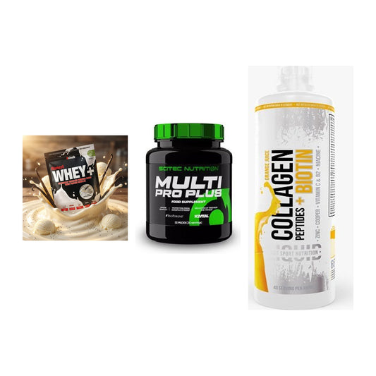 Regenerations-Set: Sinob Honest + Scitec Multi + MST Collagen – alle enthaltenen Artikel