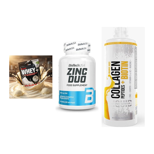 Regenerations-Set: Sinob Honest + BioTech Zinc + MST Collagen – alle enthaltenen Artikel