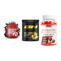 Regenerations-Set: Scitec 100% + GN Base Powder + FGN Kollagen 60 – alle enthaltenen Artikel
