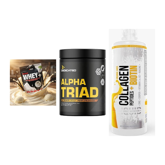 Regenerations-Set: Sinob Honest + Dedicated Alpha + MST Collagen – alle enthaltenen Artikel