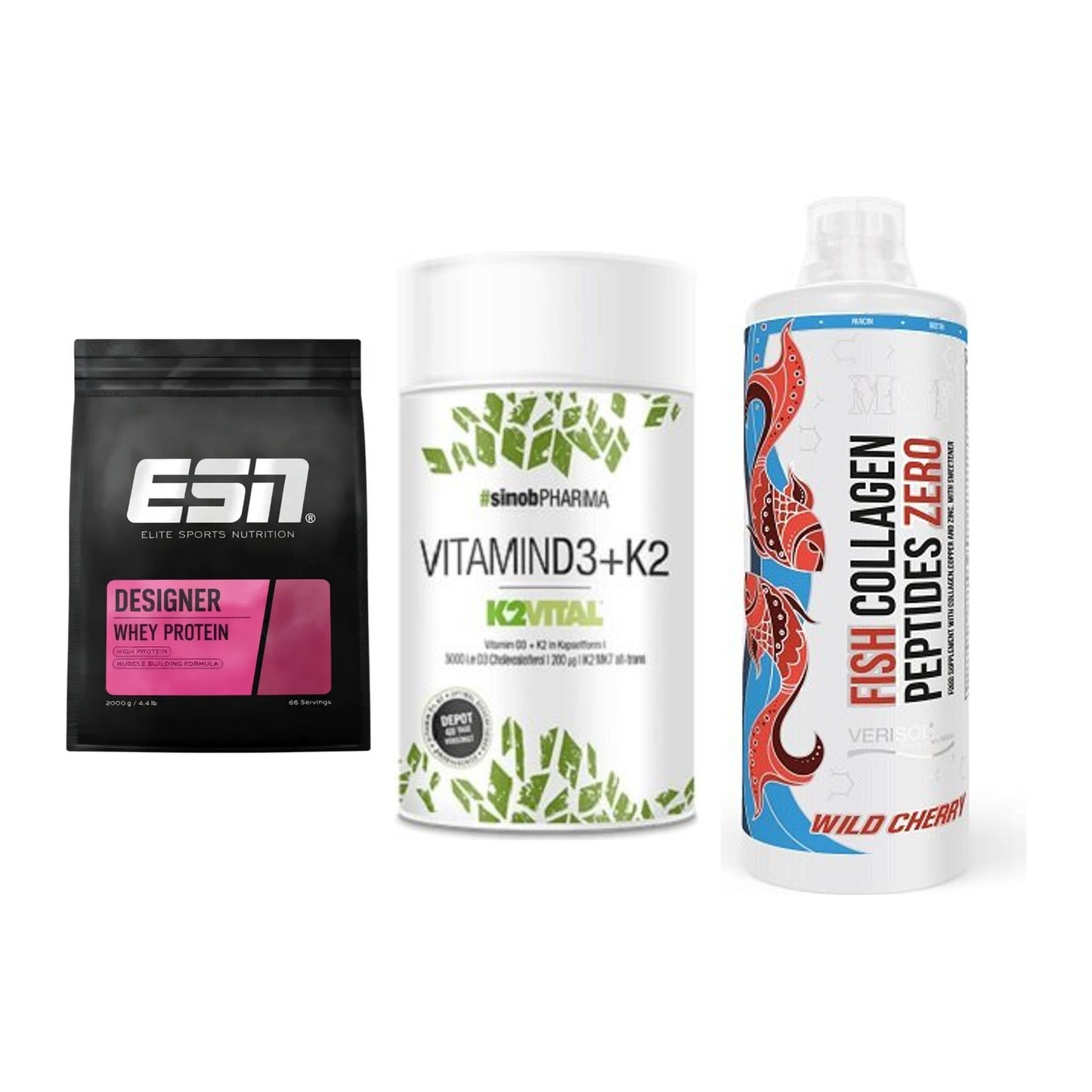 Regenerations-Set: ESN Designer + Sinob Vitamin + MST Fish – alle enthaltenen Artikel