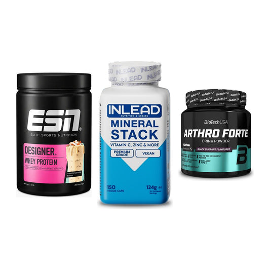 Regenerations-Set: ESN Designer + INLEAD Mineral + BioTech Arthro – alle enthaltenen Artikel