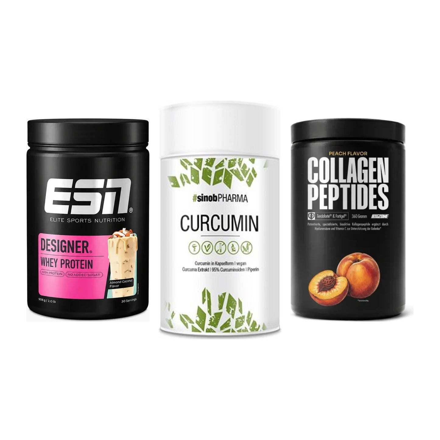 Regenerations-Set: ESN Designer + Sinob Curcumin + Big Zone – alle enthaltenen Artikel