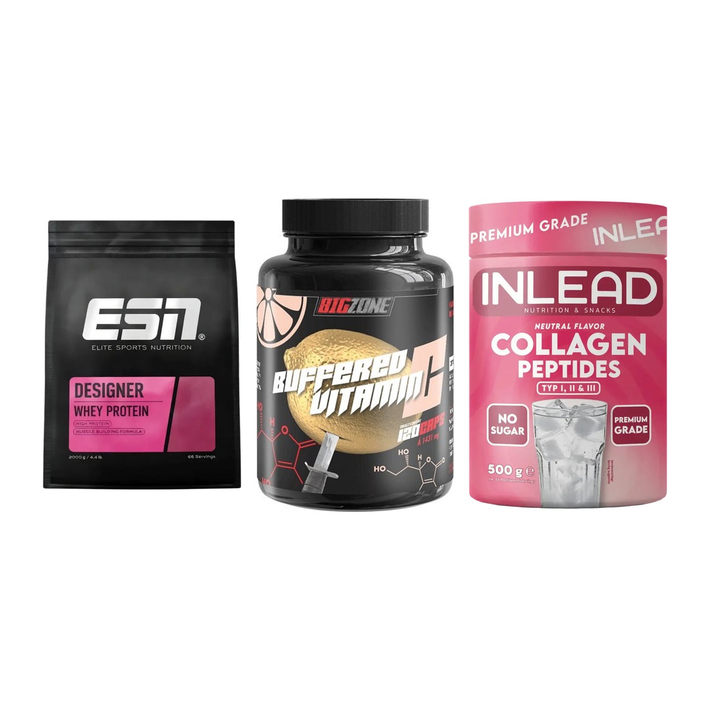 Regenerations-Set: ESN Designer + Big Zone + INLEAD Collagen – alle enthaltenen Artikel