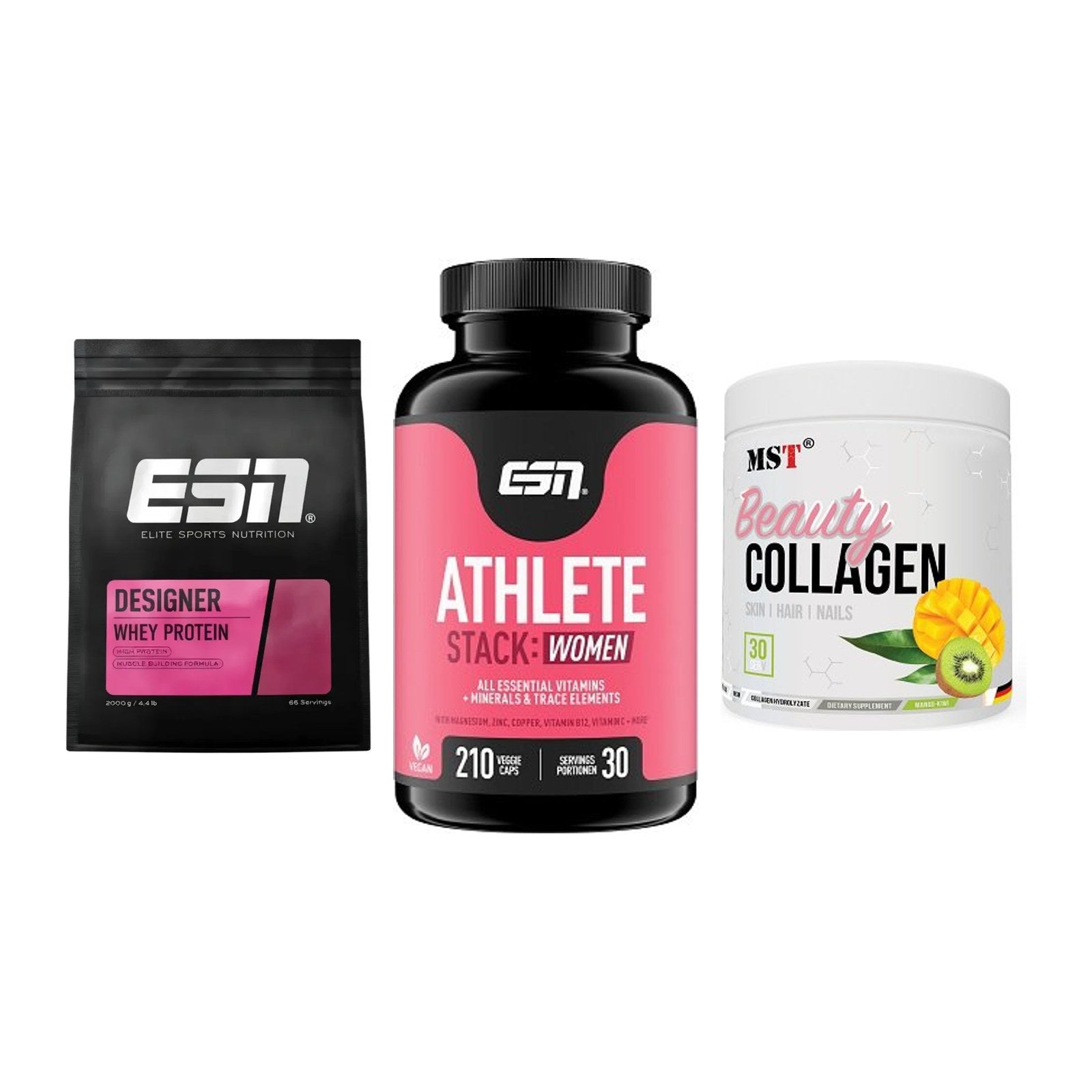 Regenerations-Set: ESN Designer + ESN Athlete + MST Beauty – alle enthaltenen Artikel