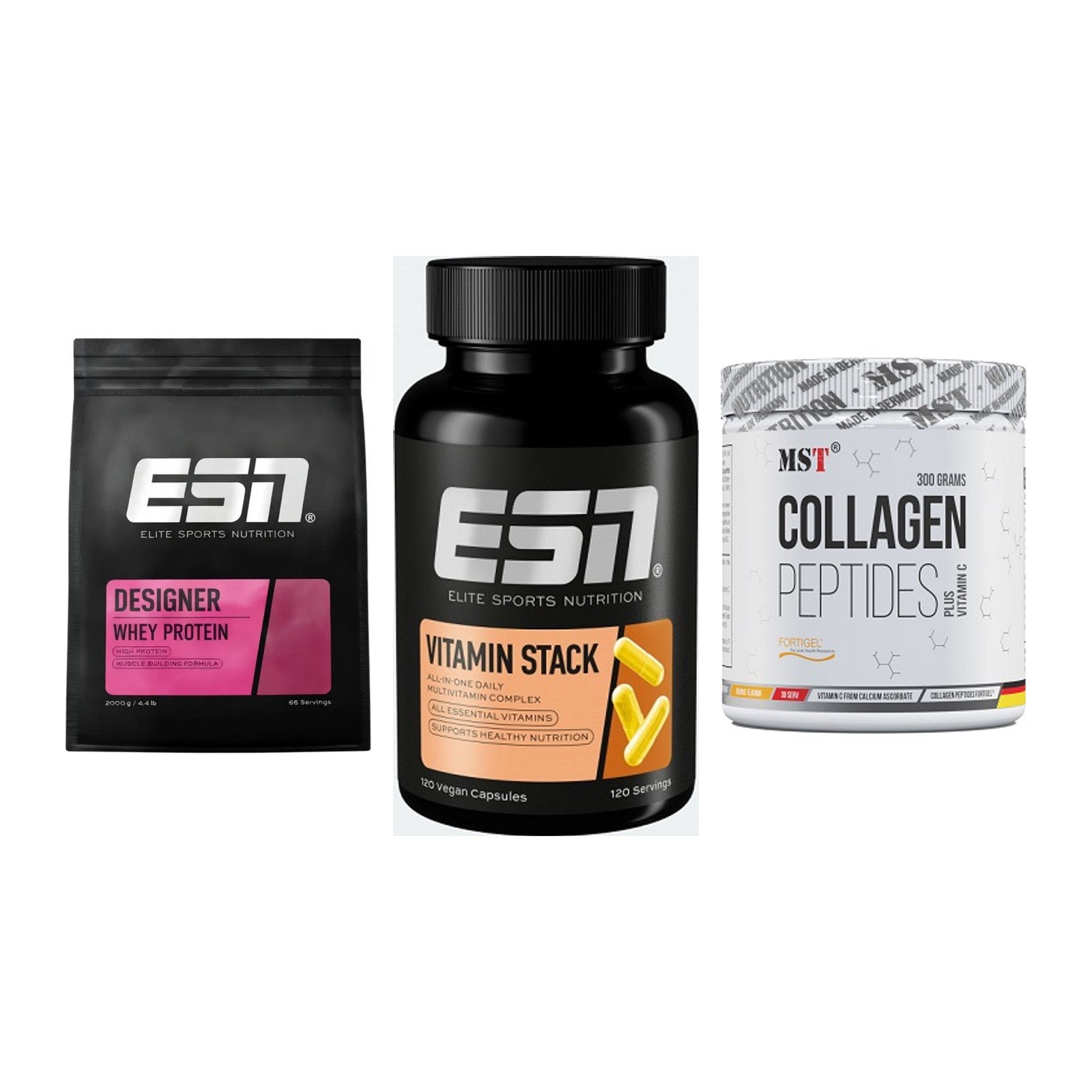 Regenerations-Set: ESN Designer + ESN Vitamin + MST Collagen – alle enthaltenen Artikel