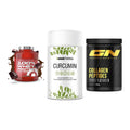 Regenerations-Set: Scitec 100% + Sinob Curcumin + GN Peptan – alle enthaltenen Artikel