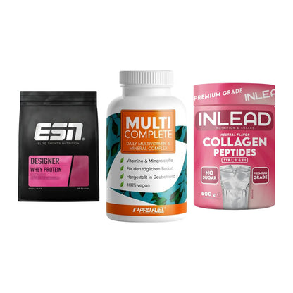 Regenerations-Set: ESN Designer + ProFuel MULTI + INLEAD Collagen – alle enthaltenen Artikel