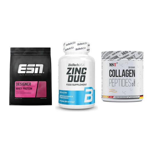Regenerations-Set: ESN Designer + BioTech Zinc + MST Collagen – alle enthaltenen Artikel