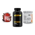 Regenerations-Set: Scitec 100% + GN Vitamin C + MST Beauty Fish – alle enthaltenen Artikel
