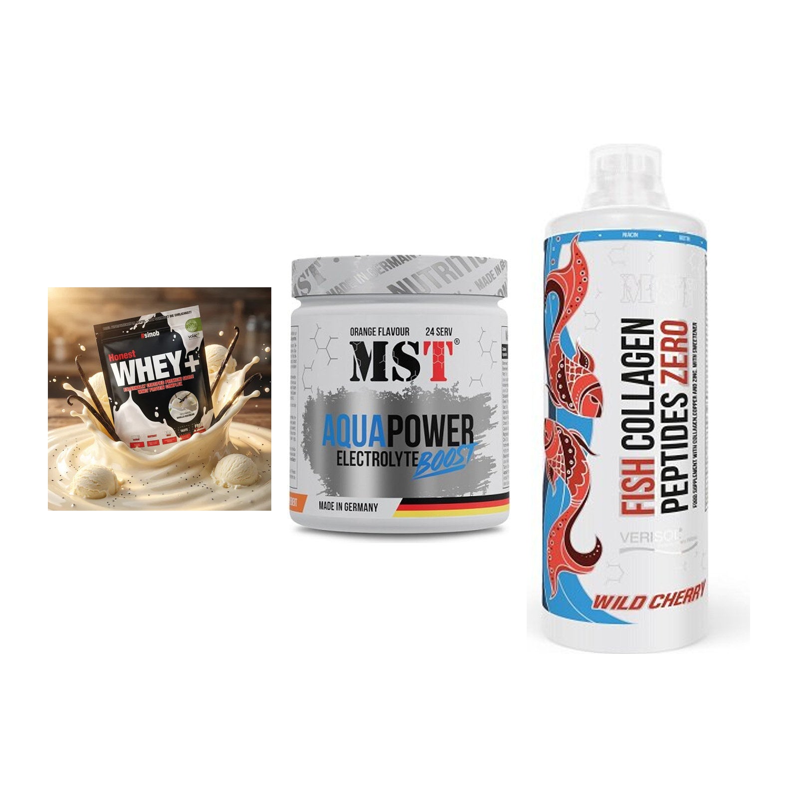 Regenerations-Set: Sinob Honest + MST Aqua Power + MST Fish – alle enthaltenen Artikel