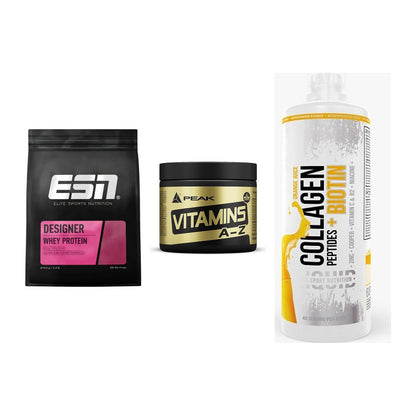 Regenerations-Set: ESN Designer + Peak Vitamin + MST Collagen – alle enthaltenen Artikel