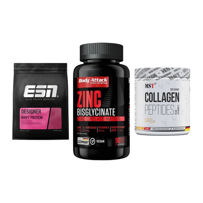 Regenerations-Set: ESN Designer + Body Attack + MST Collagen – alle enthaltenen Artikel