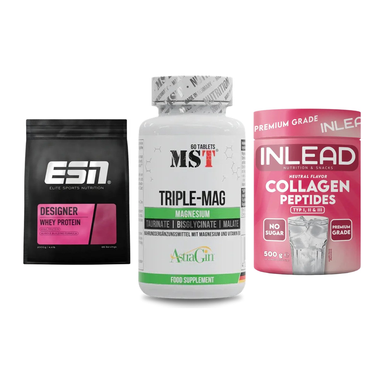 Regenerations-Set: ESN Designer + MST Tripple Mag + INLEAD Collagen – alle enthaltenen Artikel