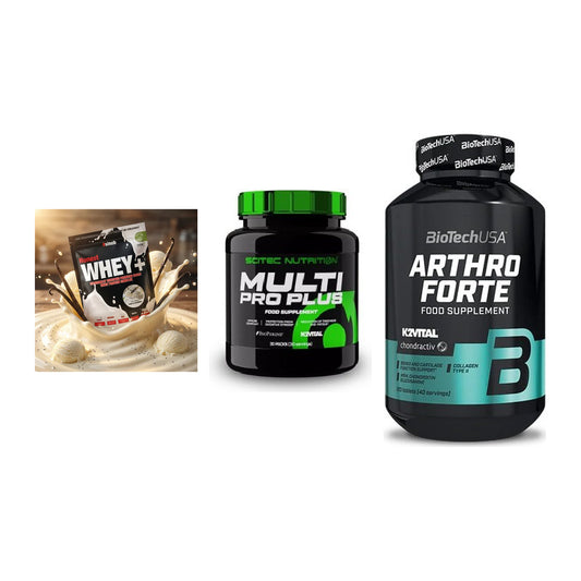 Regenerations-Set: Sinob Honest + Scitec Multi + BioTech Arthro – alle enthaltenen Artikel
