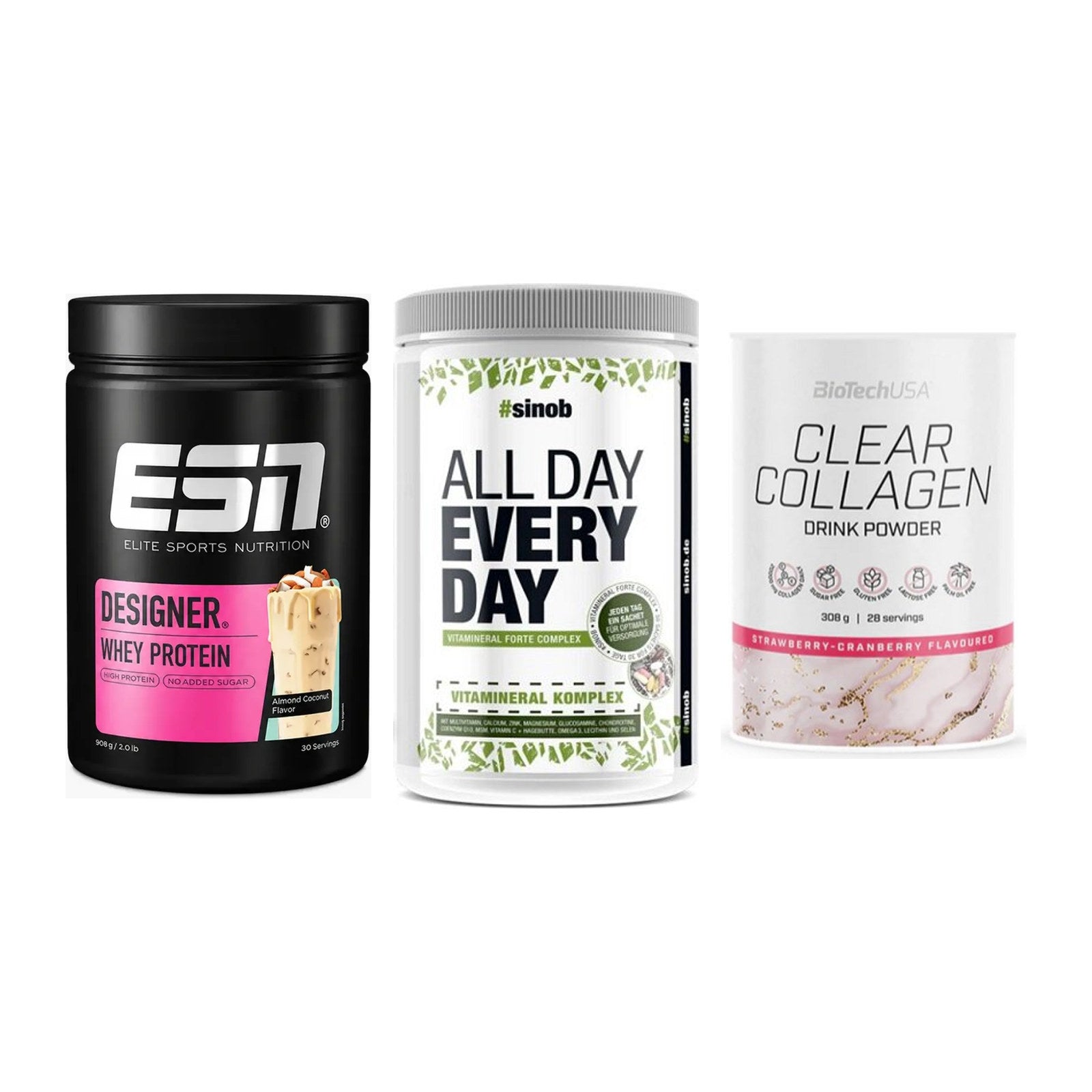 Regenerations-Set: ESN Designer + Sinob All Day + BioTech Clear – alle enthaltenen Artikel