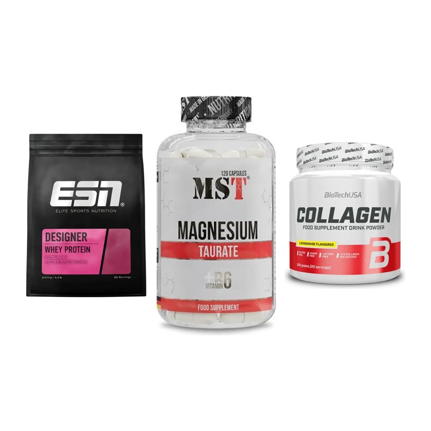 Regenerations-Set: ESN Designer + MST Magnesium + BioTech Collage – alle enthaltenen Artikel