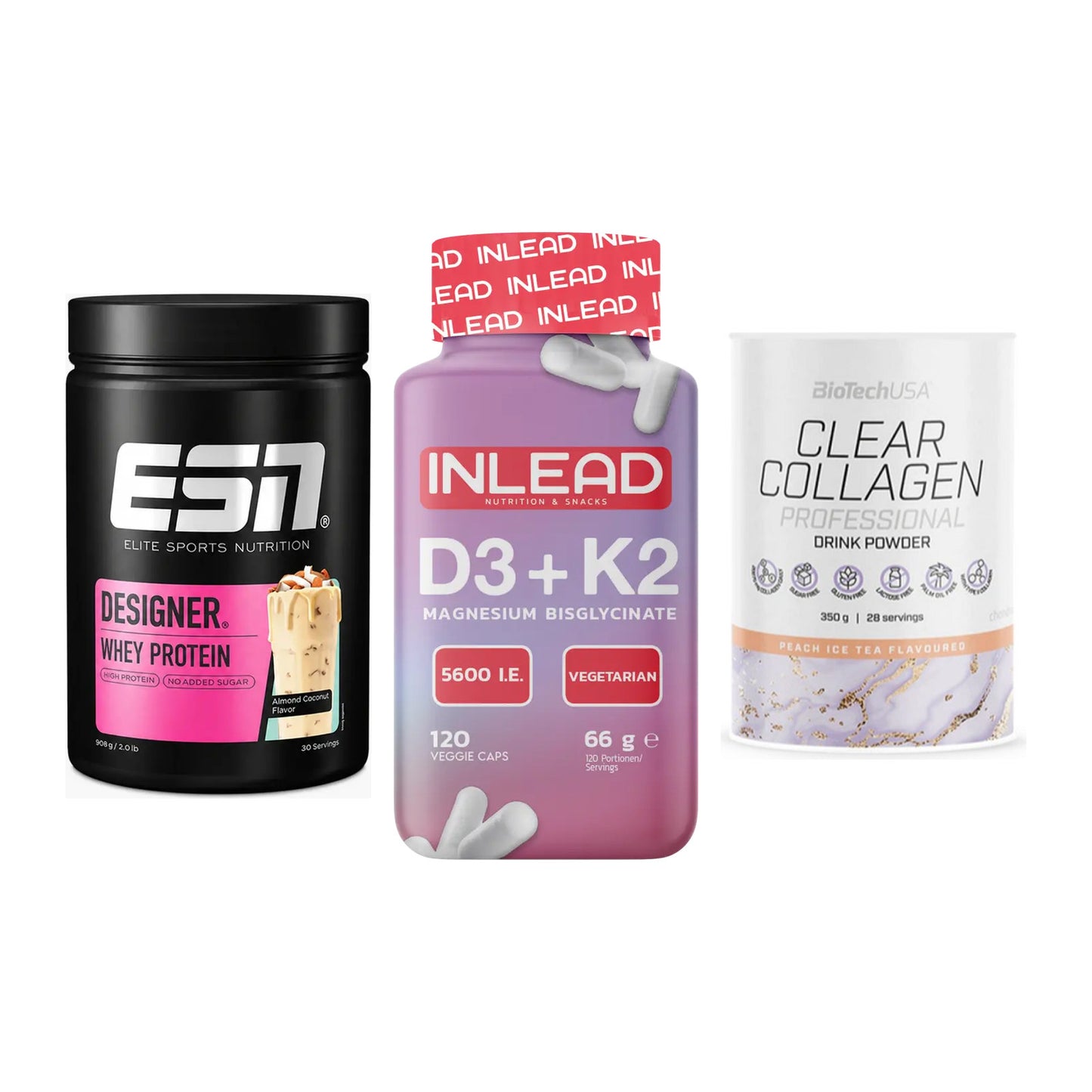 Regenerations-Set: ESN Designer + INLEAD Vitamin + BioTech Clear – alle enthaltenen Artikel