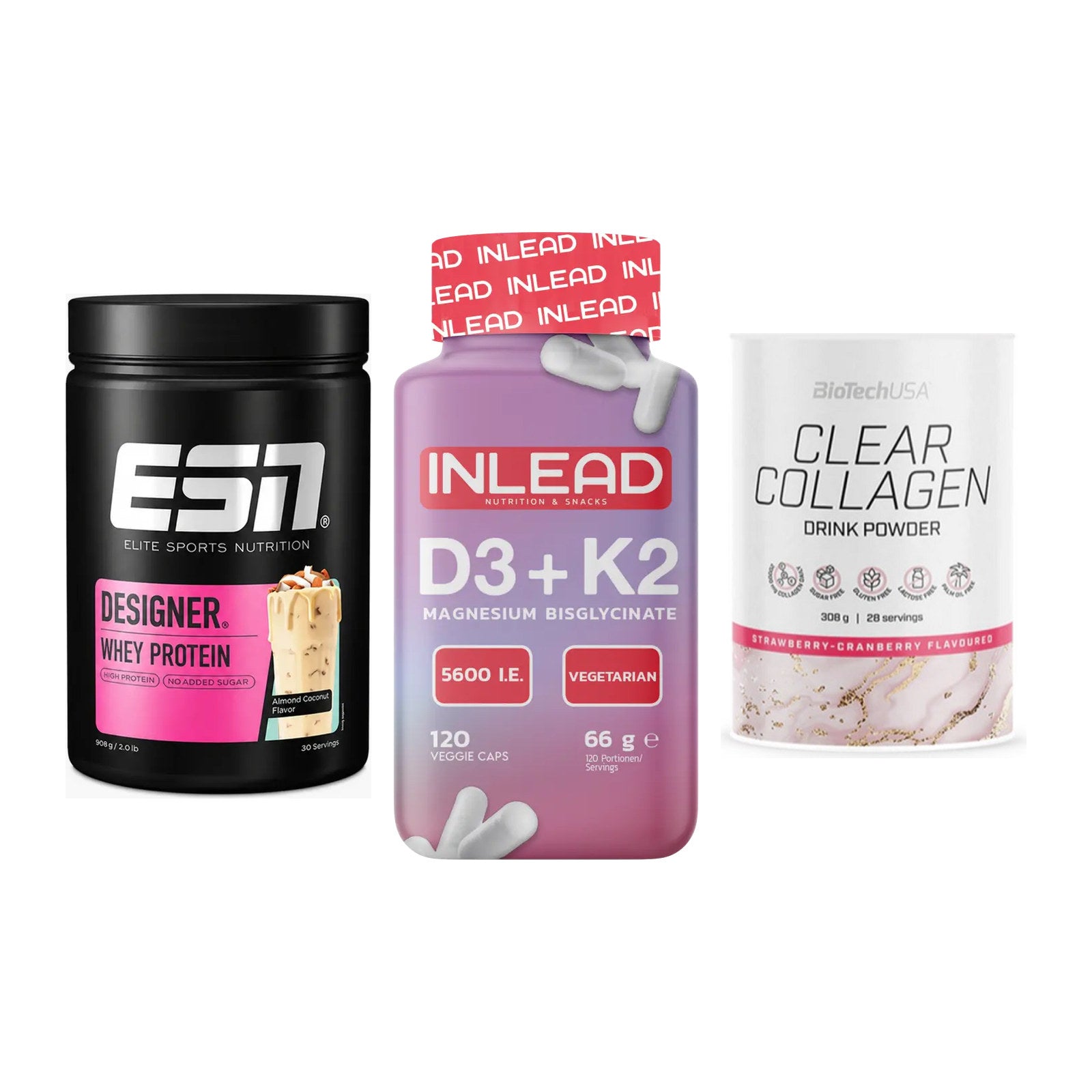 Regenerations-Set: ESN Designer + INLEAD Vitamin + BioTech Clear – alle enthaltenen Artikel
