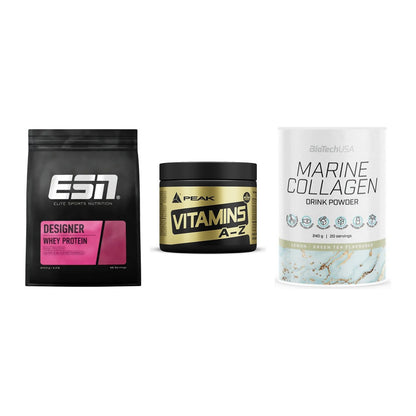 Regenerations-Set: ESN Designer + Peak Vitamin + BioTech Marine – alle enthaltenen Artikel