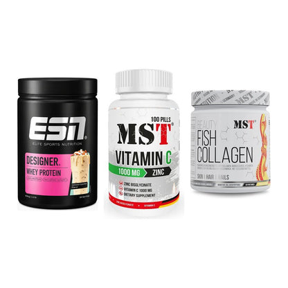 Regenerations-Set: ESN Designer + MST Vitamin C + MST Beauty Fish – alle enthaltenen Artikel
