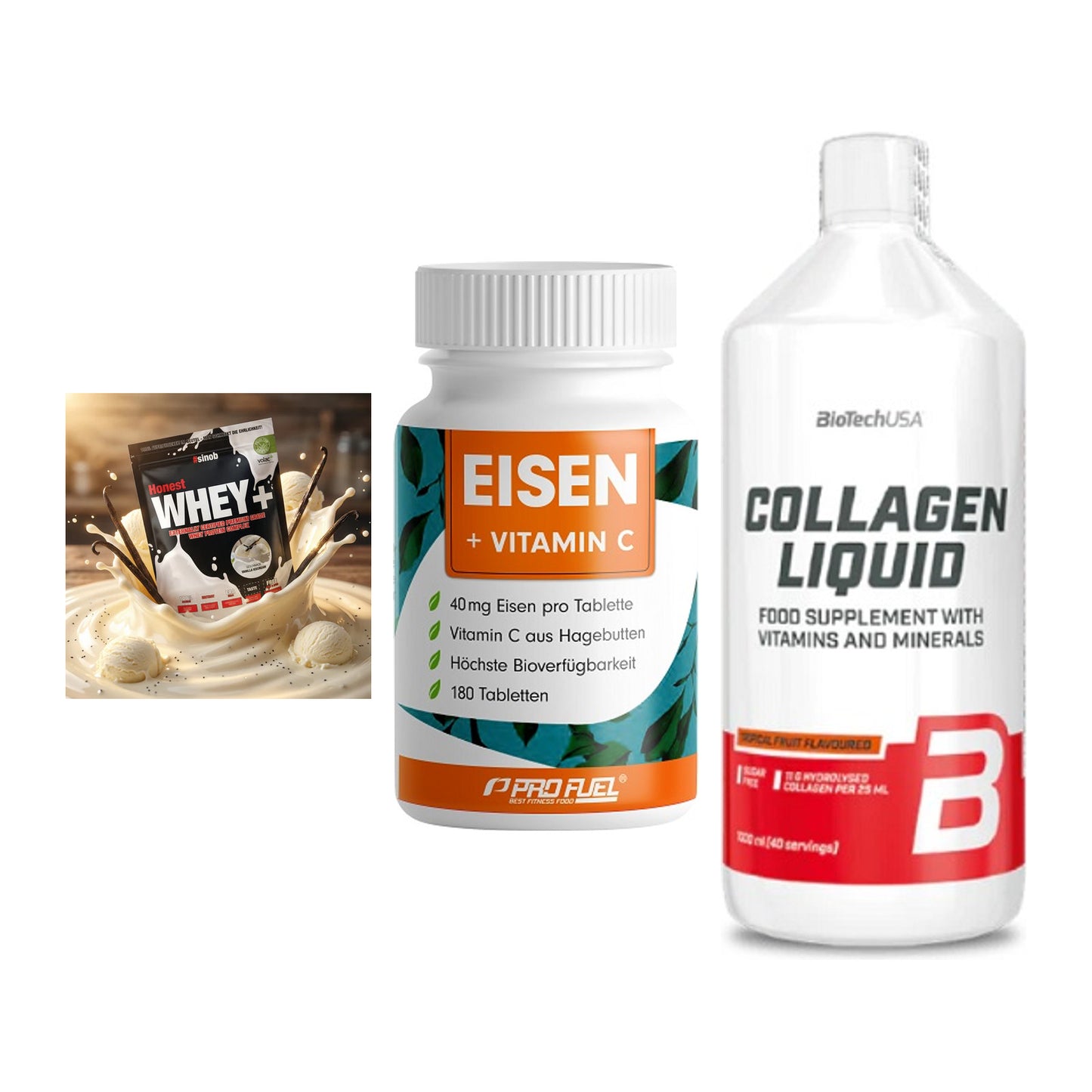 Regenerations-Set: Sinob Honest + ProFuel EISEN + BioTech Collage – alle enthaltenen Artikel
