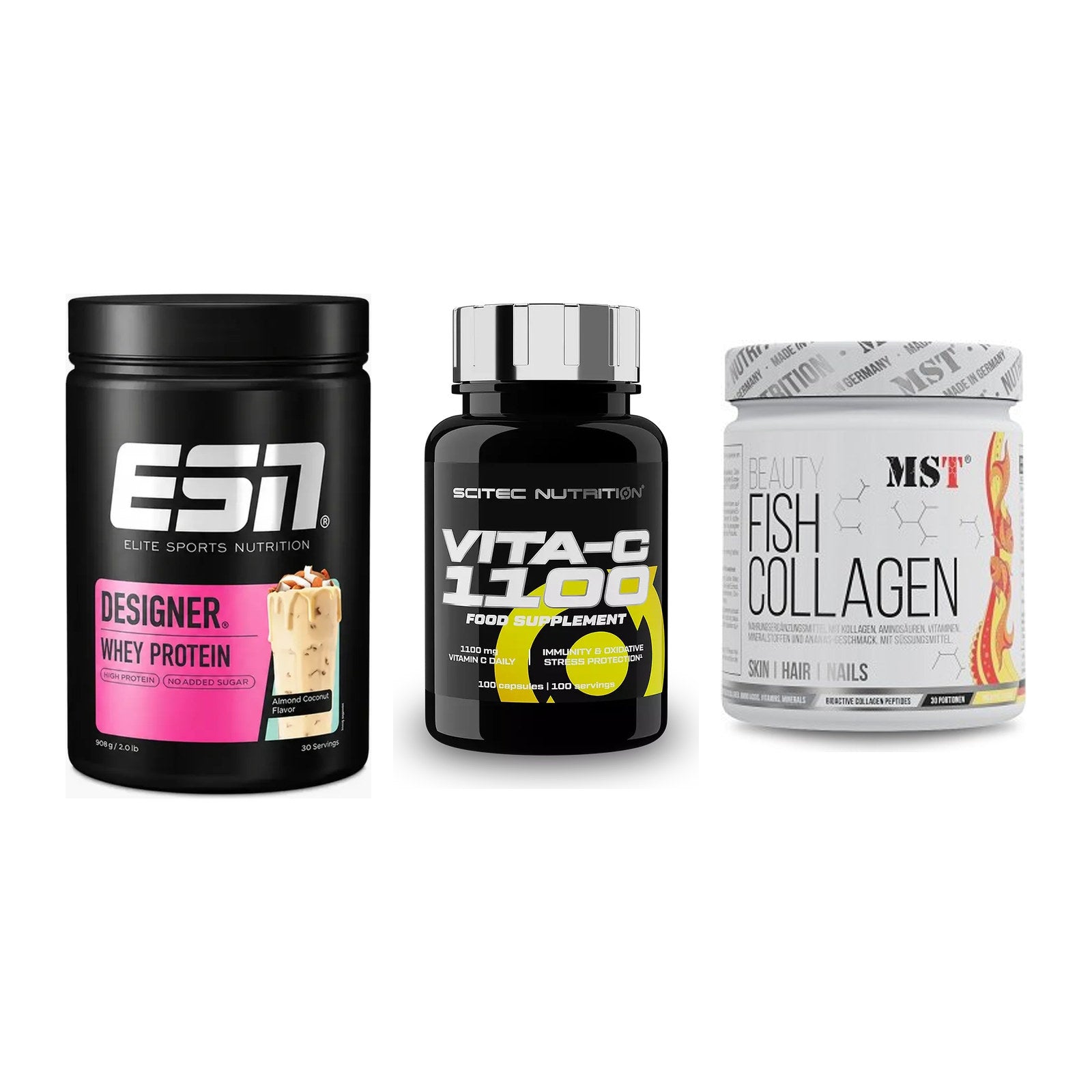 Regenerations-Set: ESN Designer + Scitec Vitamin + MST Beauty Fish – alle enthaltenen Artikel