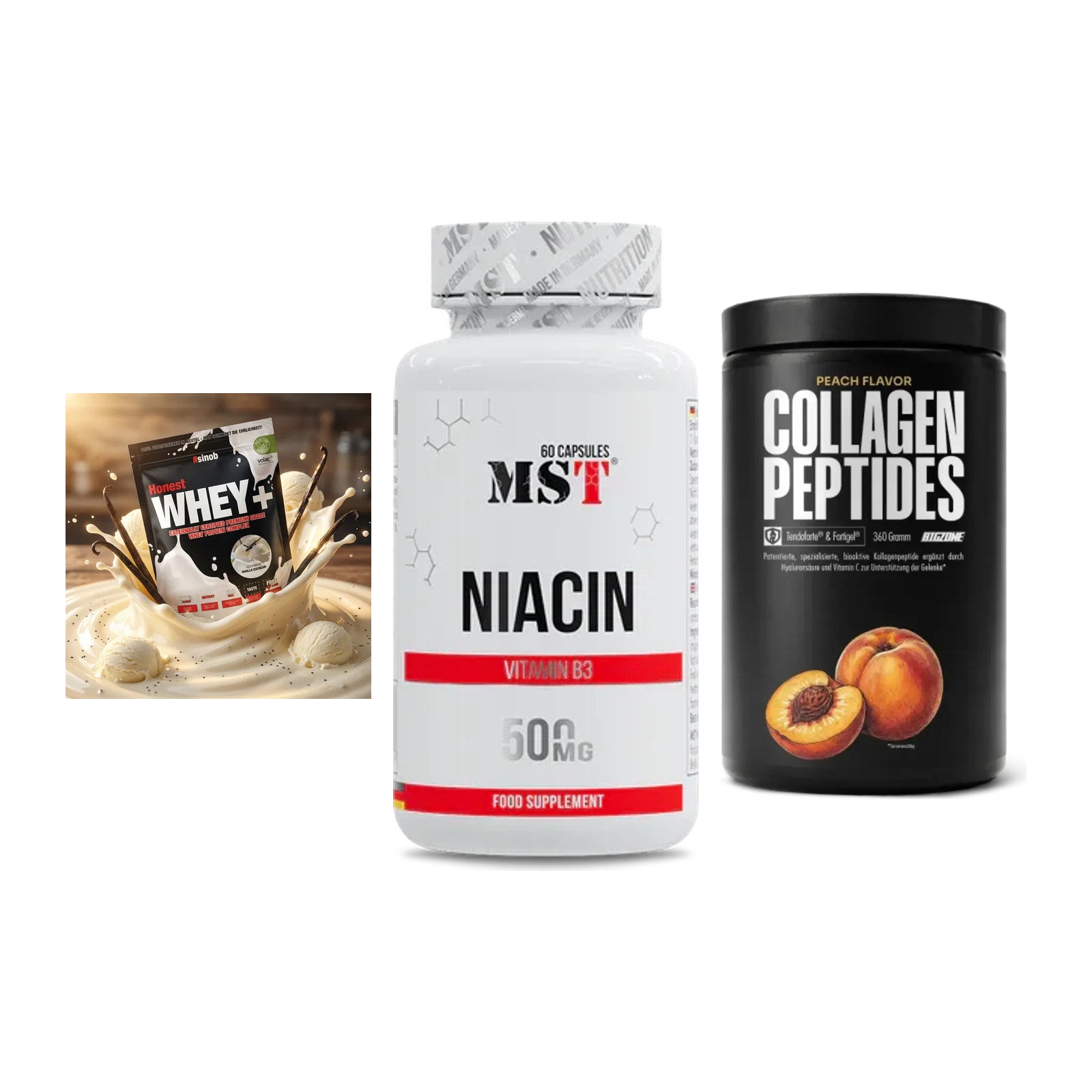 Regenerations-Set: Sinob Honest + MST Niacin + Big Zone – alle enthaltenen Artikel