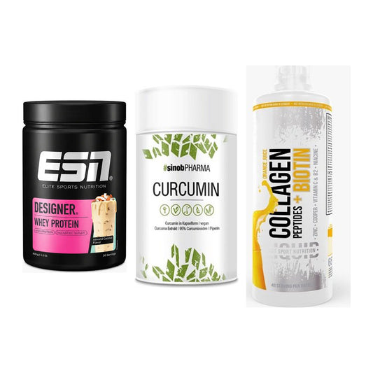 Regenerations-Set: ESN Designer + Sinob Curcumin + MST Collagen – alle enthaltenen Artikel