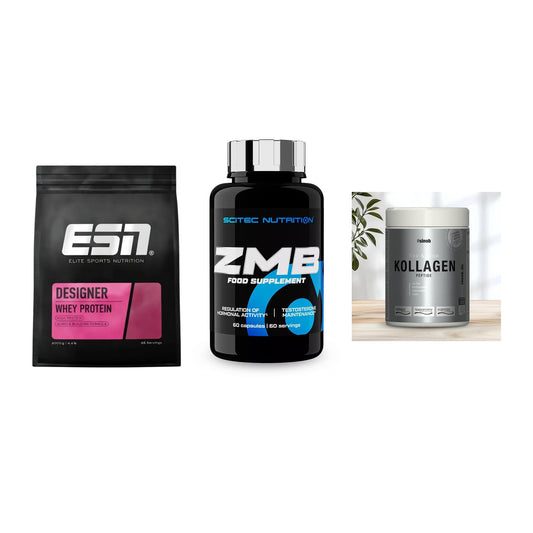 Regenerations-Set: ESN Designer + Scitec ZMB + Sinob Kollagen – alle enthaltenen Artikel
