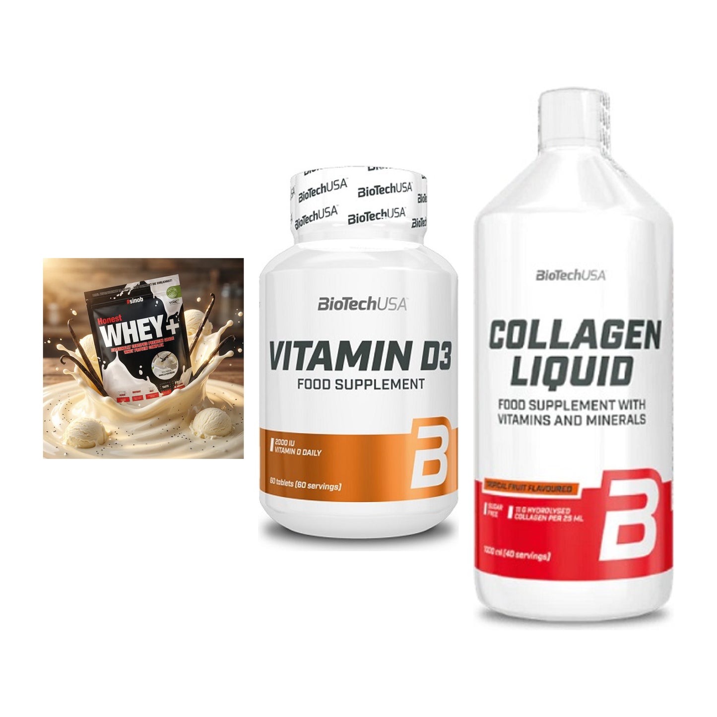 Regenerations-Set: Sinob Honest + BioTech Vitamin + BioTech Collage – alle enthaltenen Artikel
