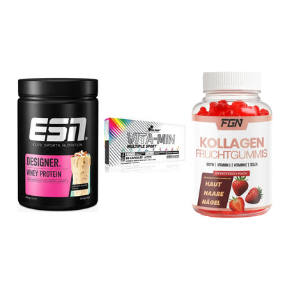 Regenerations-Set: ESN Designer + Olimp Vita-Min + FGN Kollagen 60 – alle enthaltenen Artikel