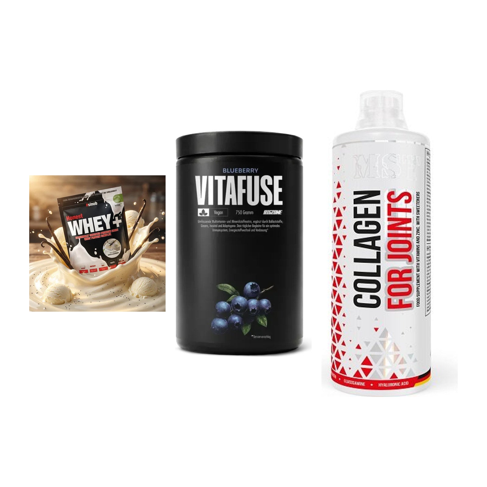 Regenerations-Set: Sinob Honest + Big Zone + MST Collagen – alle enthaltenen Artikel