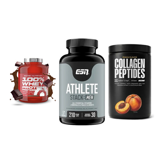 Regenerations-Set: Scitec 100% + ESN Athlete + Big Zone – alle enthaltenen Artikel