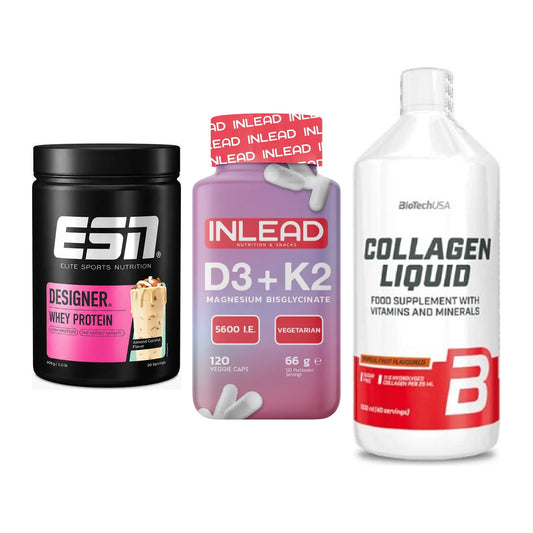 Regenerations-Set: ESN Designer + INLEAD Vitamin + BioTech Collage – alle enthaltenen Artikel