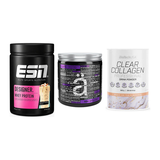 Regenerations-Set: ESN Designer + Nanosupps Hype + BioTech Clear – alle enthaltenen Artikel
