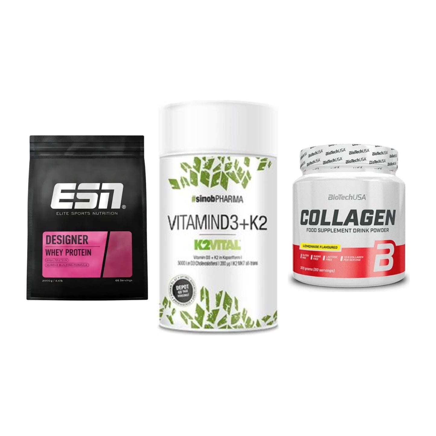 Regenerations-Set: ESN Designer + Sinob Vitamin + BioTech Collage – alle enthaltenen Artikel