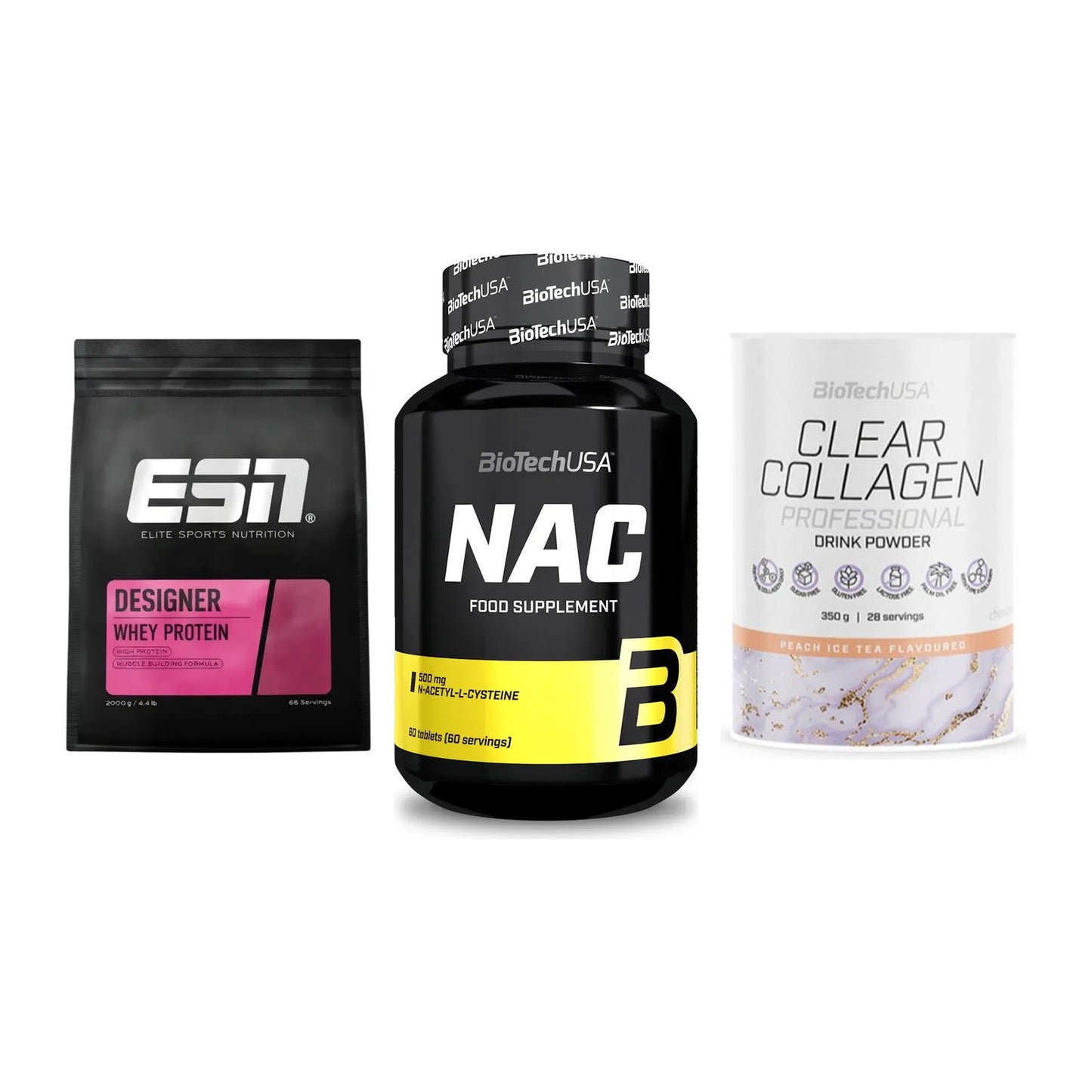 Regenerations-Set: ESN Designer + BioTech NAC + BioTech Clear – alle enthaltenen Artikel