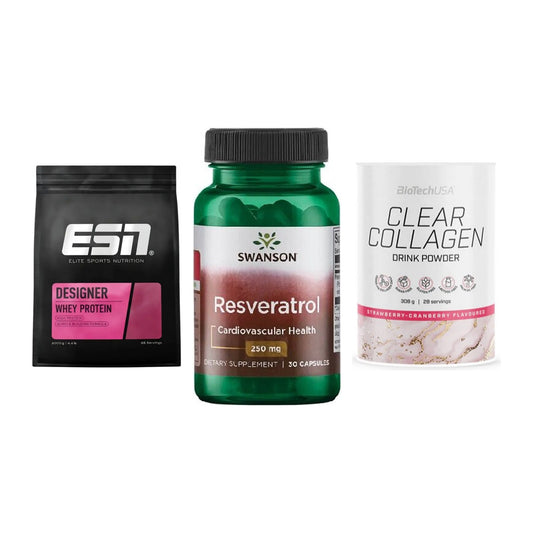 Regenerations-Set: ESN Designer + Swanson Resvera + BioTech Clear – alle enthaltenen Artikel