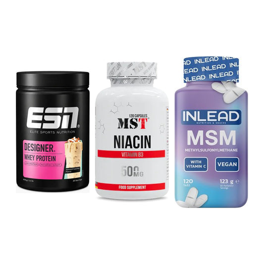 Regenerations-Set: ESN Designer + MST Niacin + INLEAD MSM – alle enthaltenen Artikel