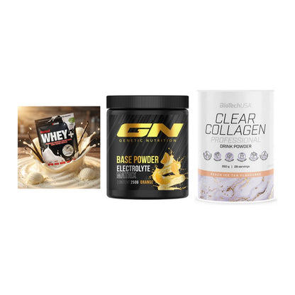 Regenerations-Set: Sinob Honest + GN Base Powder + BioTech Clear – alle enthaltenen Artikel