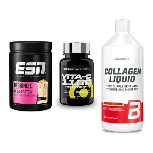 Regenerations-Set: ESN Designer + Scitec Vitamin + BioTech Collage – alle enthaltenen Artikel