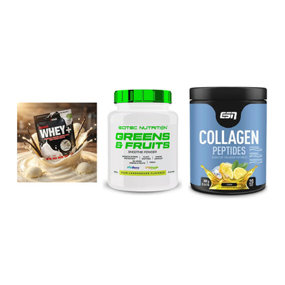 Regenerations-Set: Sinob Honest + Scitec Greens + ESN Collagen – alle enthaltenen Artikel