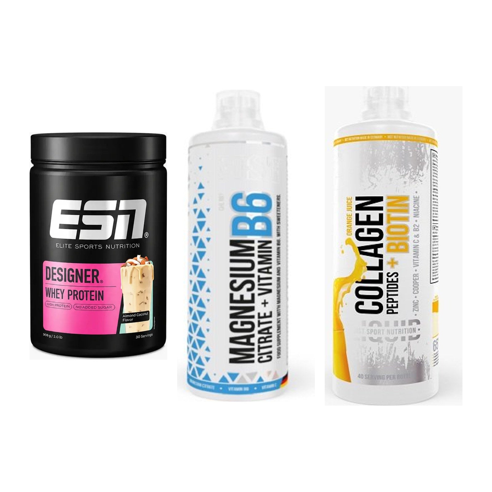 Regenerations-Set: ESN Designer + MST Magnesium + MST Collagen – alle enthaltenen Artikel