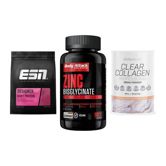 Regenerations-Set: ESN Designer + Body Attack + BioTech Clear – alle enthaltenen Artikel