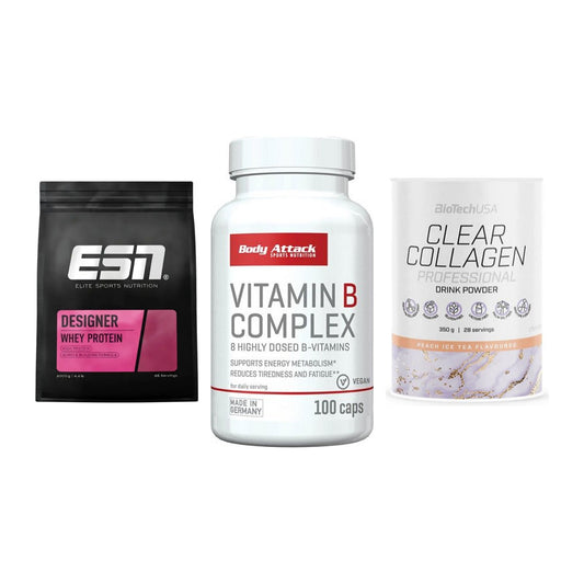 Regenerations-Set: ESN Designer + Body Attack + BioTech Clear – alle enthaltenen Artikel