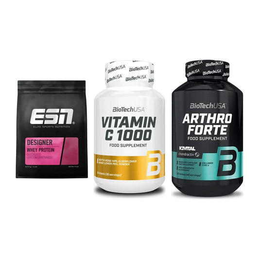 Regenerations-Set: ESN Designer + BioTech Vitamin + BioTech Arthro – alle enthaltenen Artikel