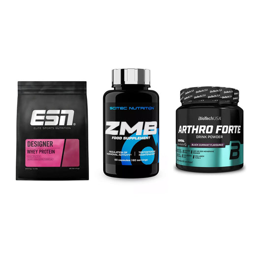 Regenerations-Set: ESN Designer + Scitec ZMB + BioTech Arthro – alle enthaltenen Artikel
