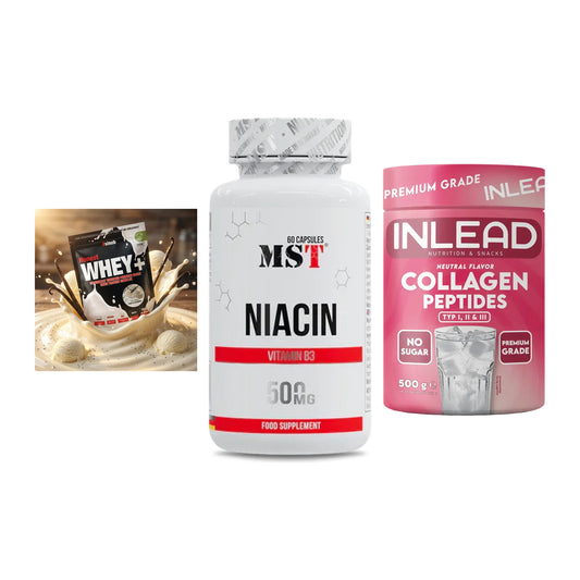 Regenerations-Set: Sinob Honest + MST Niacin + INLEAD Collagen – alle enthaltenen Artikel