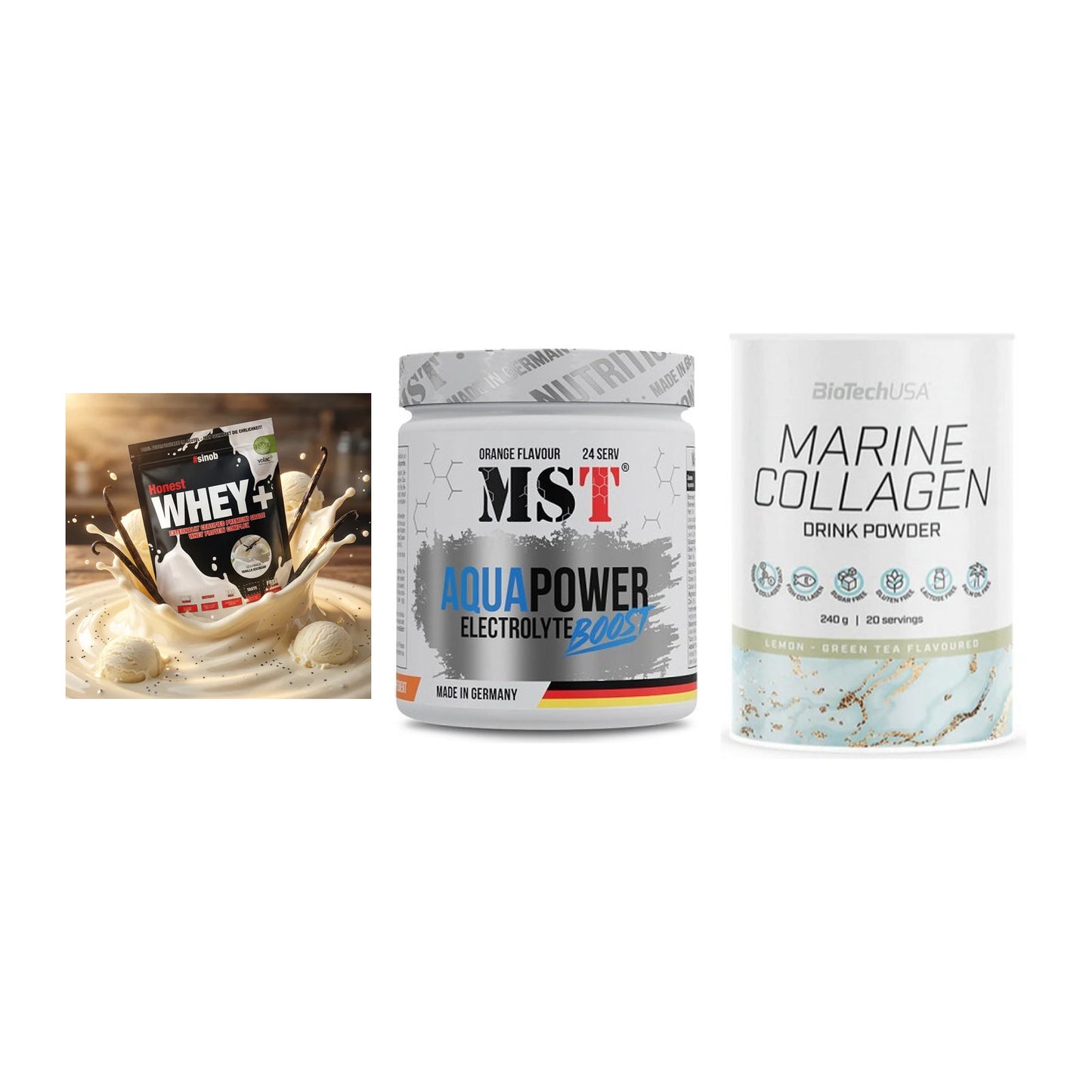 Regenerations-Set: Sinob Honest + MST Aqua Power + BioTech Marine – alle enthaltenen Artikel